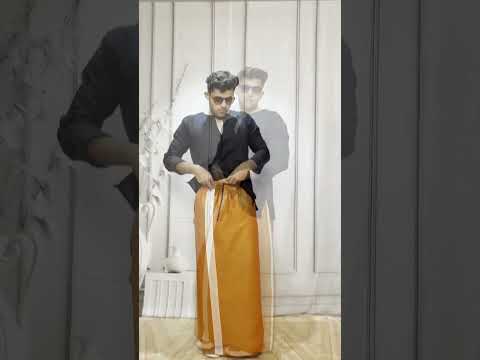 Men Burnt Orange Color With White Contrast StripePajamalungi