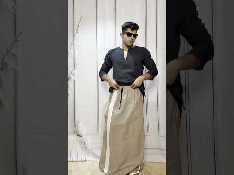 Men Brown Color With White Contrast Stripe Pajamalungi