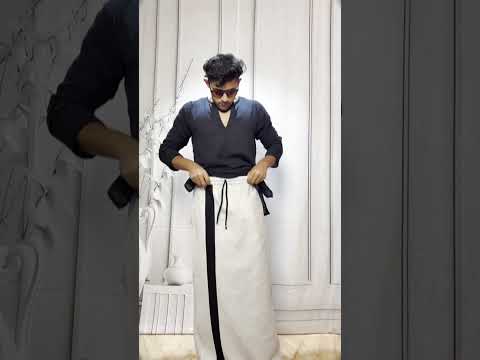 Men Smoke Grey Color With Black Contrast Stripe Pajamalungi