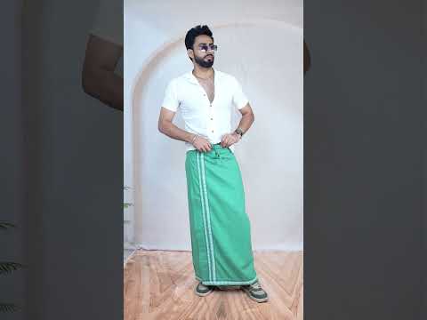 Premium Cotton Stripe Pajamalungi –  Fresh Green