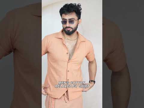 Men's Premium  Peach Shirts